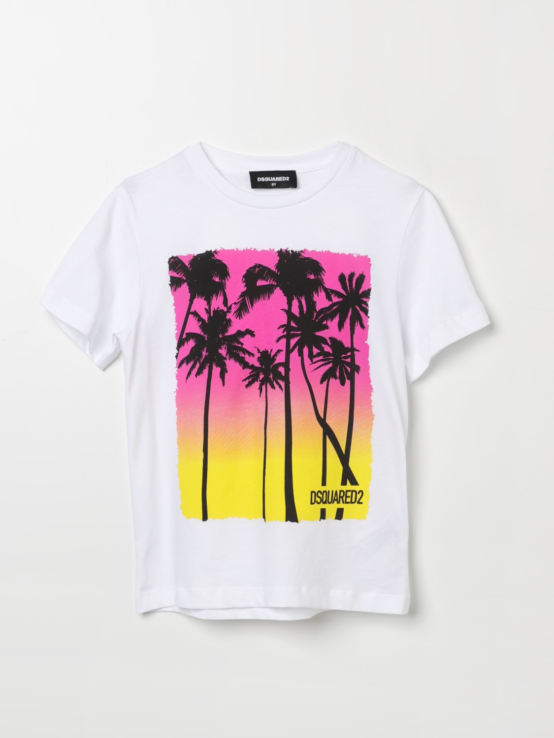 DSQUARED2 T-SHIRT: T-shirt kids Dsquared2 Junior, White - Img 1