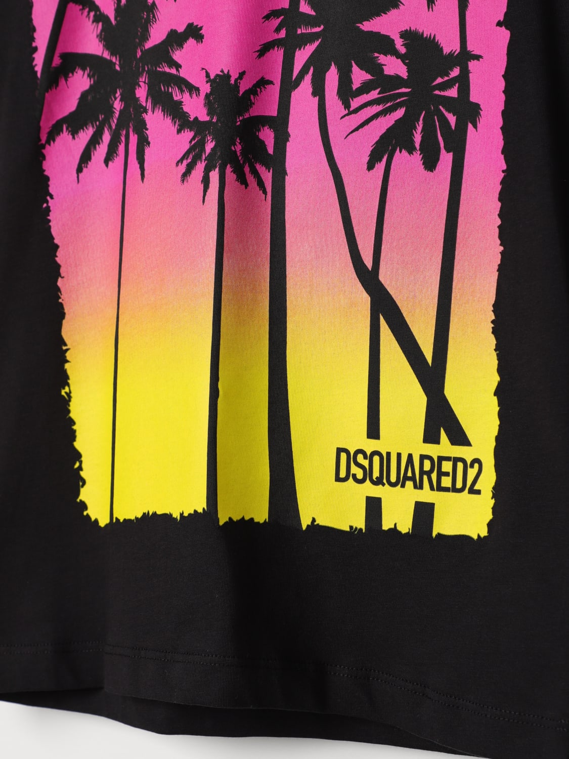 DSQUARED2 T-SHIRT: T-shirt kids Dsquared2 Junior, Black - Img 3