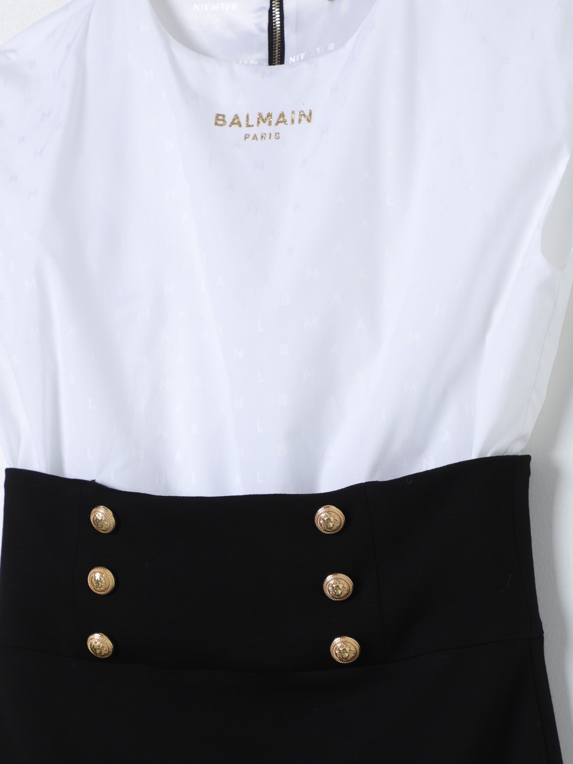 BALMAIN DRESS: Dress kids Balmain Kids, Black - Img 3