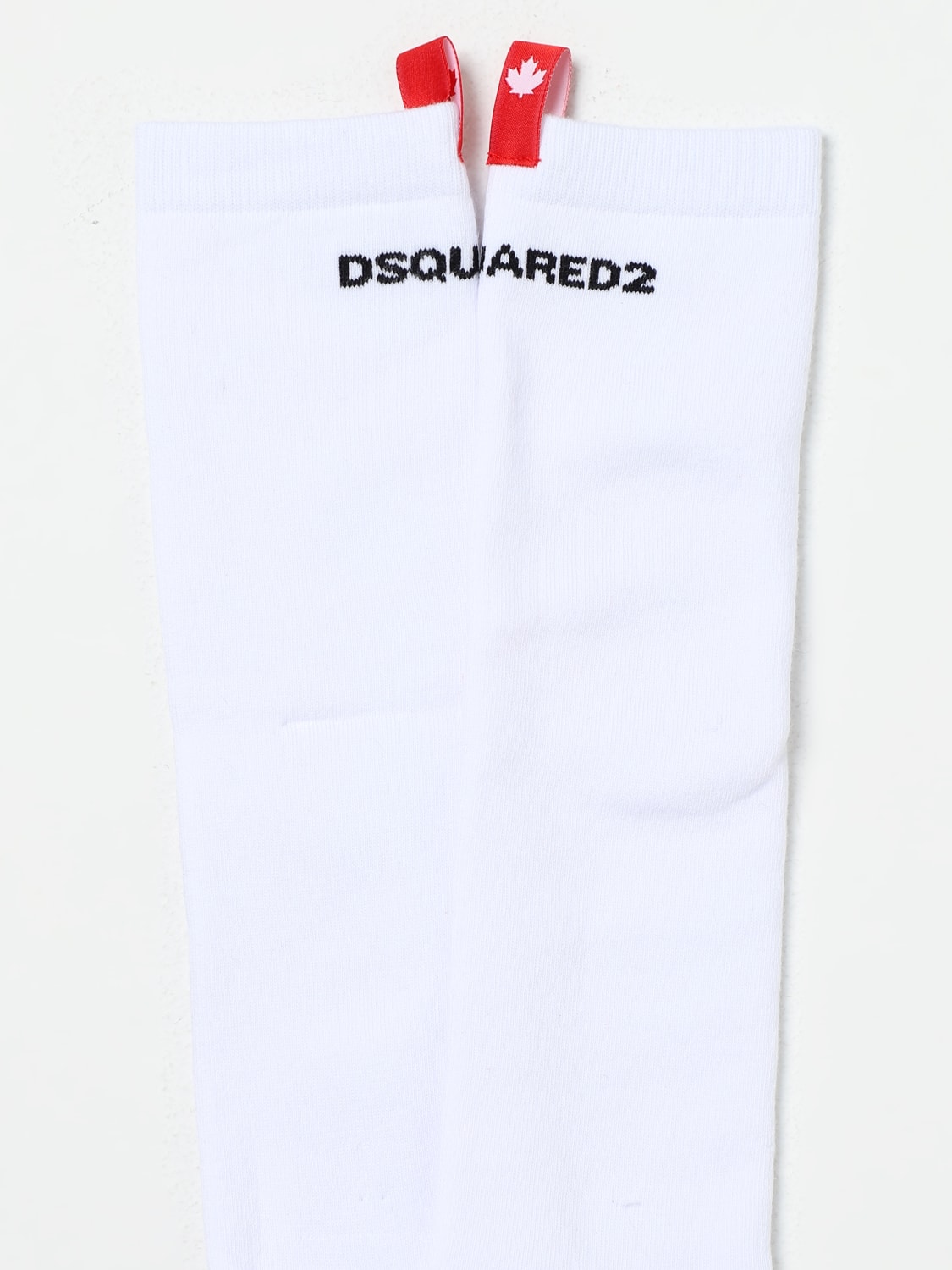 DSQUARED2 SOCKS: Socks kids Dsquared2 Junior, White - Img 2