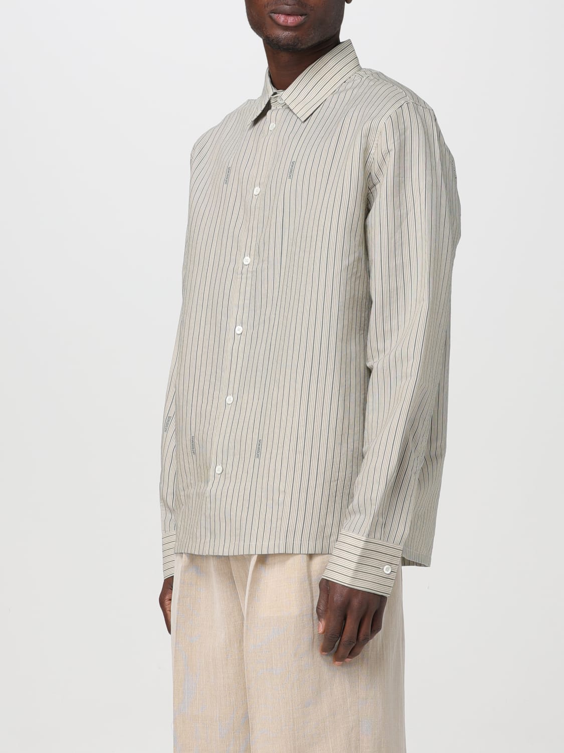 JACQUEMUS CAMISA: Camisa hombre Jacquemus, Verde - Img 4