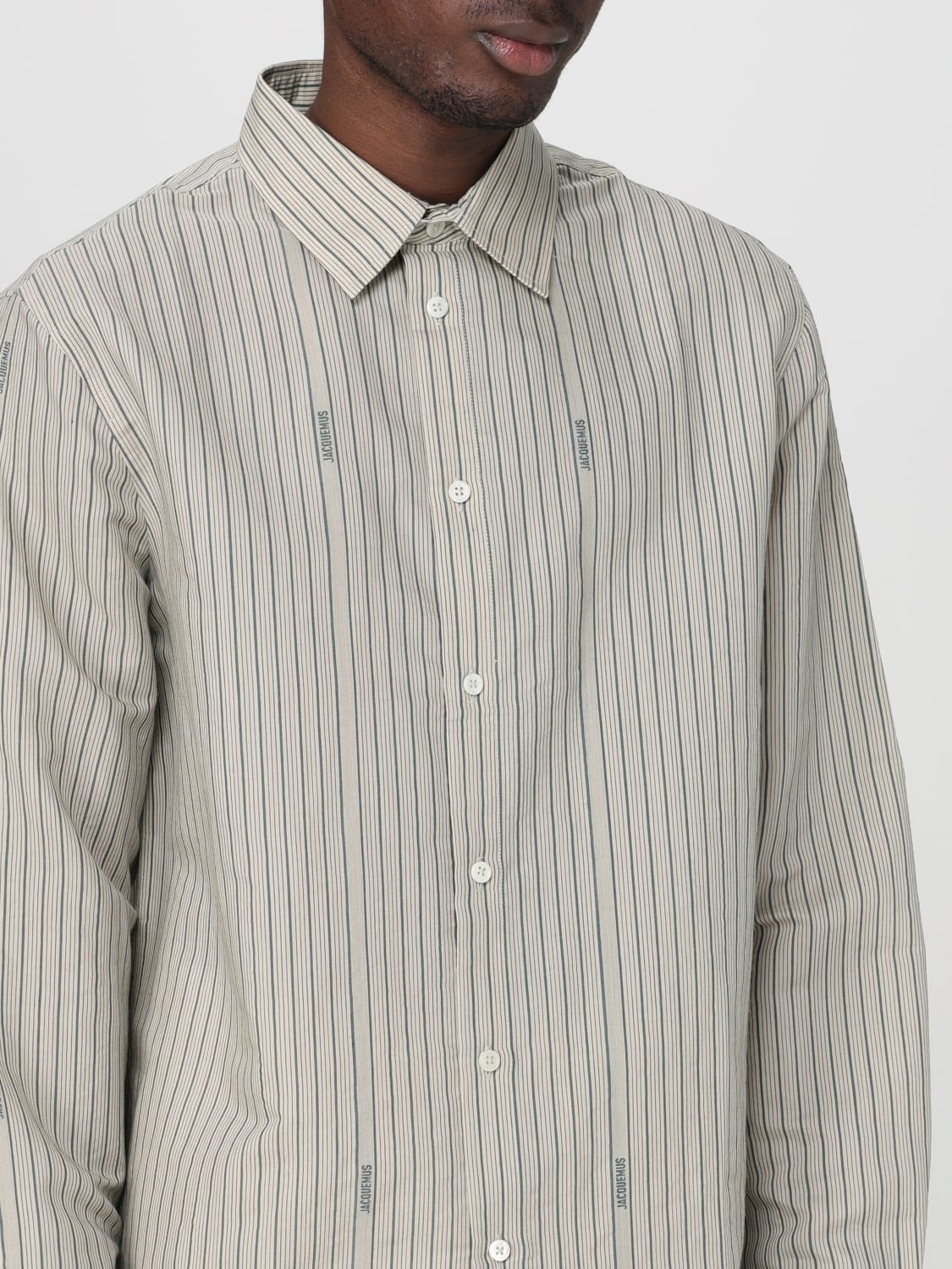 JACQUEMUS CAMISA: Camisa hombre Jacquemus, Verde - Img 5