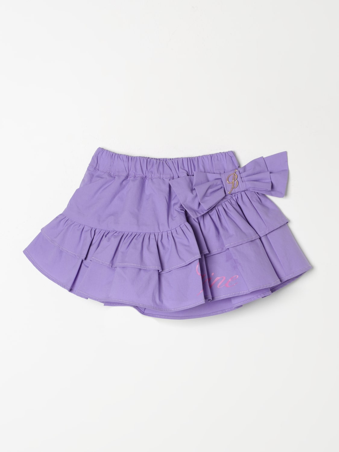 MISS BLUMARINE SKIRT: Skirt kids Miss Blumarine, Lilac - Img 1