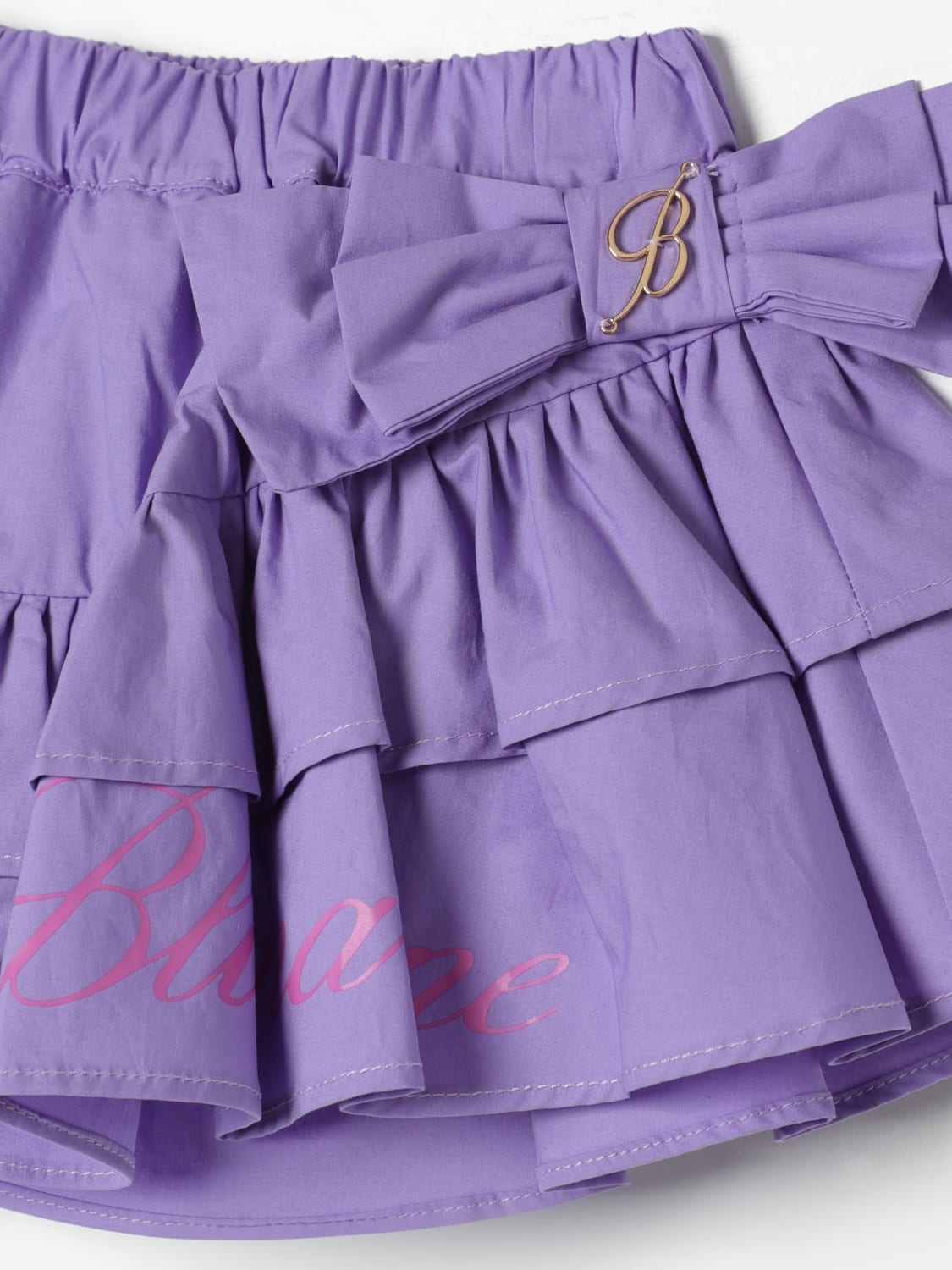 MISS BLUMARINE SKIRT: Skirt kids Miss Blumarine, Lilac - Img 3