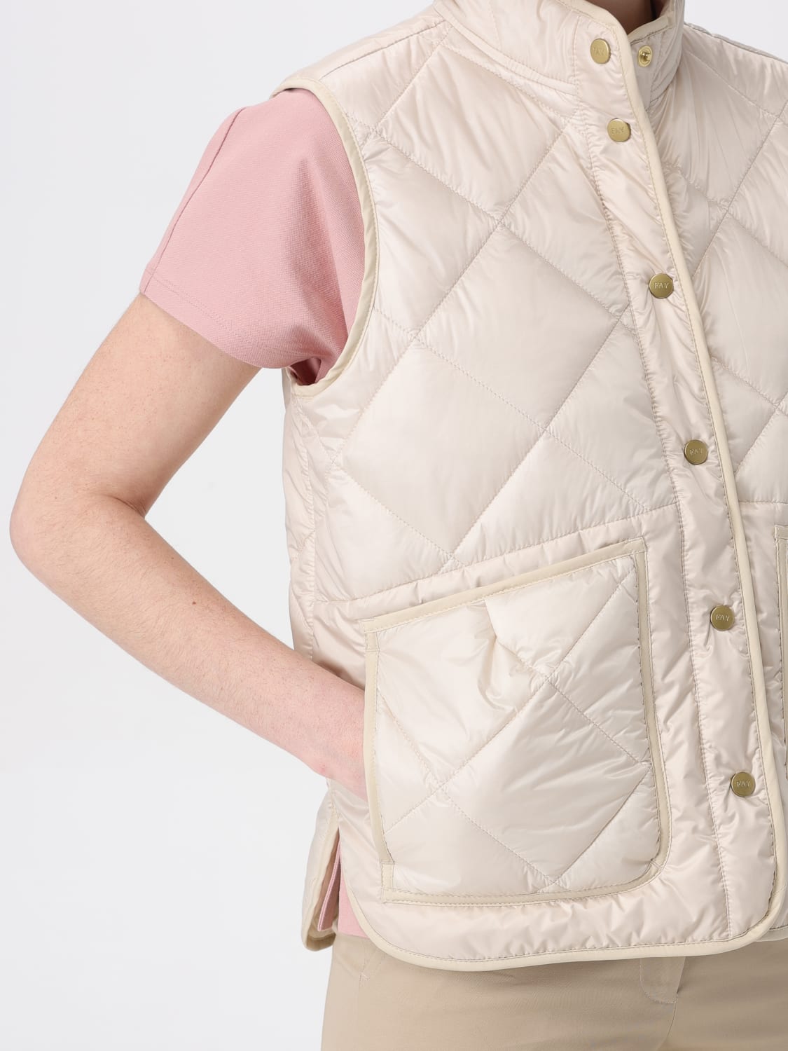 FAY GILET: Giacca donna Fay, Beige - Img 4