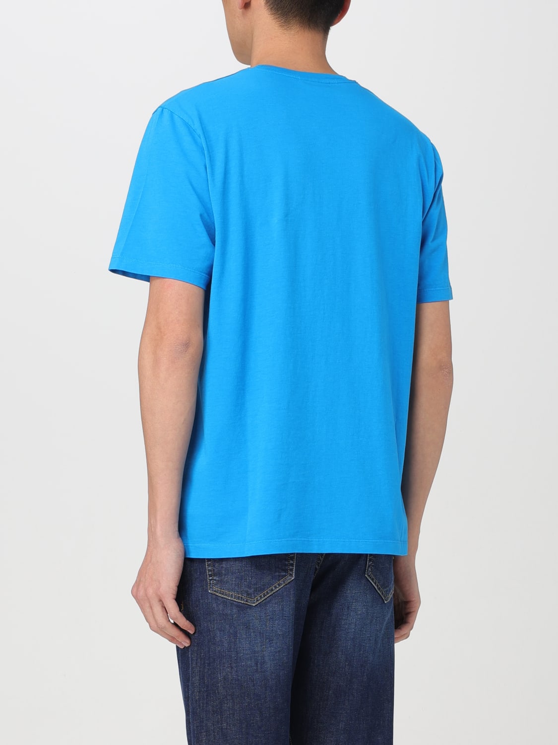 MAISON KITSUNÉ T-SHIRT: T-shirt men Maison KitsunÉ, Blue 1 - Img 2