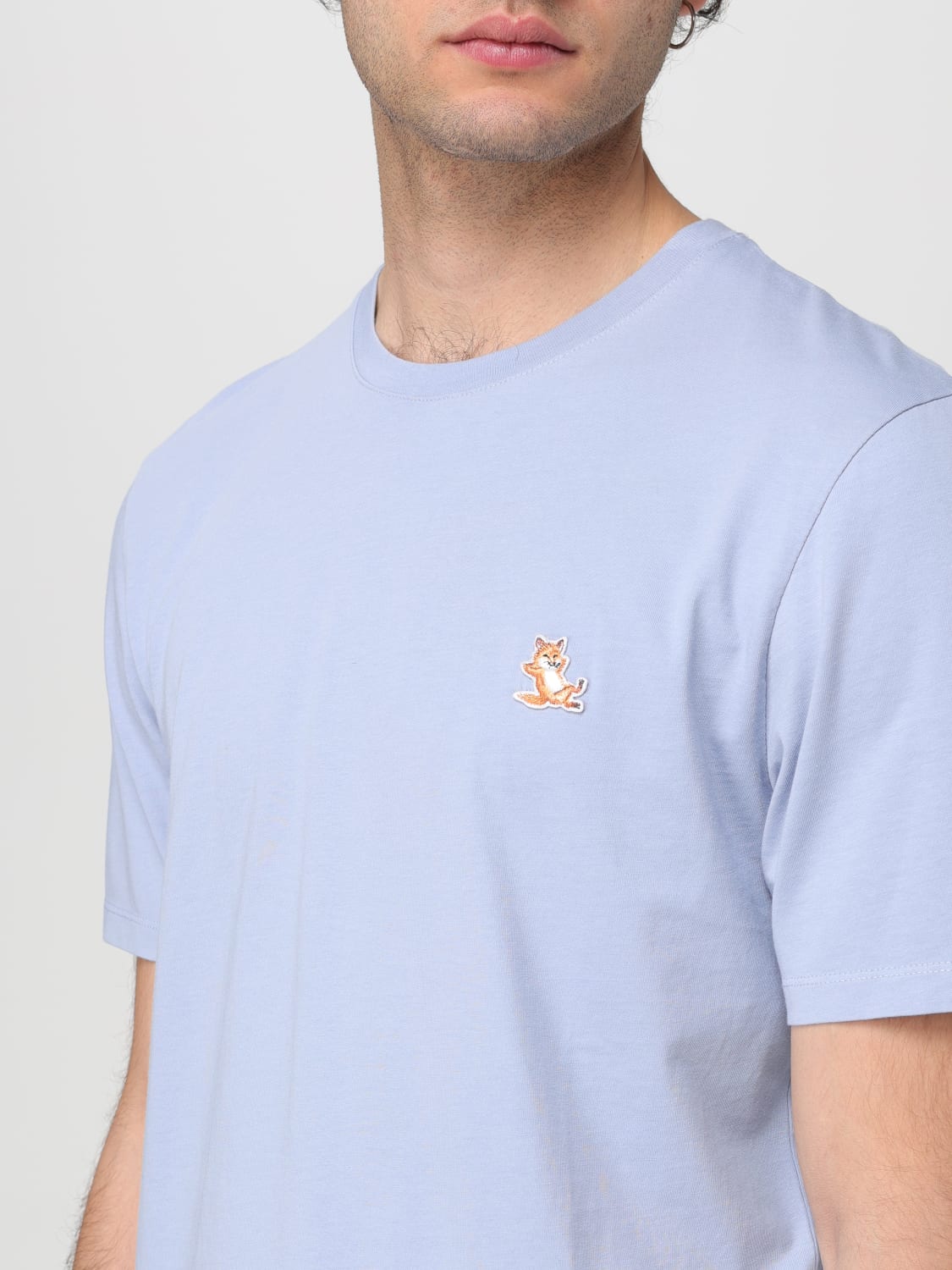 MAISON KITSUNÉ CAMISETA: Camiseta hombre Maison KitsunÉ, Azul Oscuro - Img 3