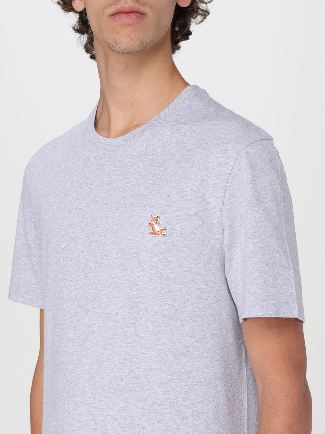 MAISON KITSUNÉ CAMISETA: Camiseta hombre Maison KitsunÉ, Gris - Img 3