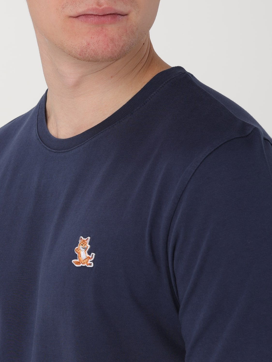 MAISON KITSUNÉ T-SHIRT: T-shirt men Maison KitsunÉ, Navy - Img 3
