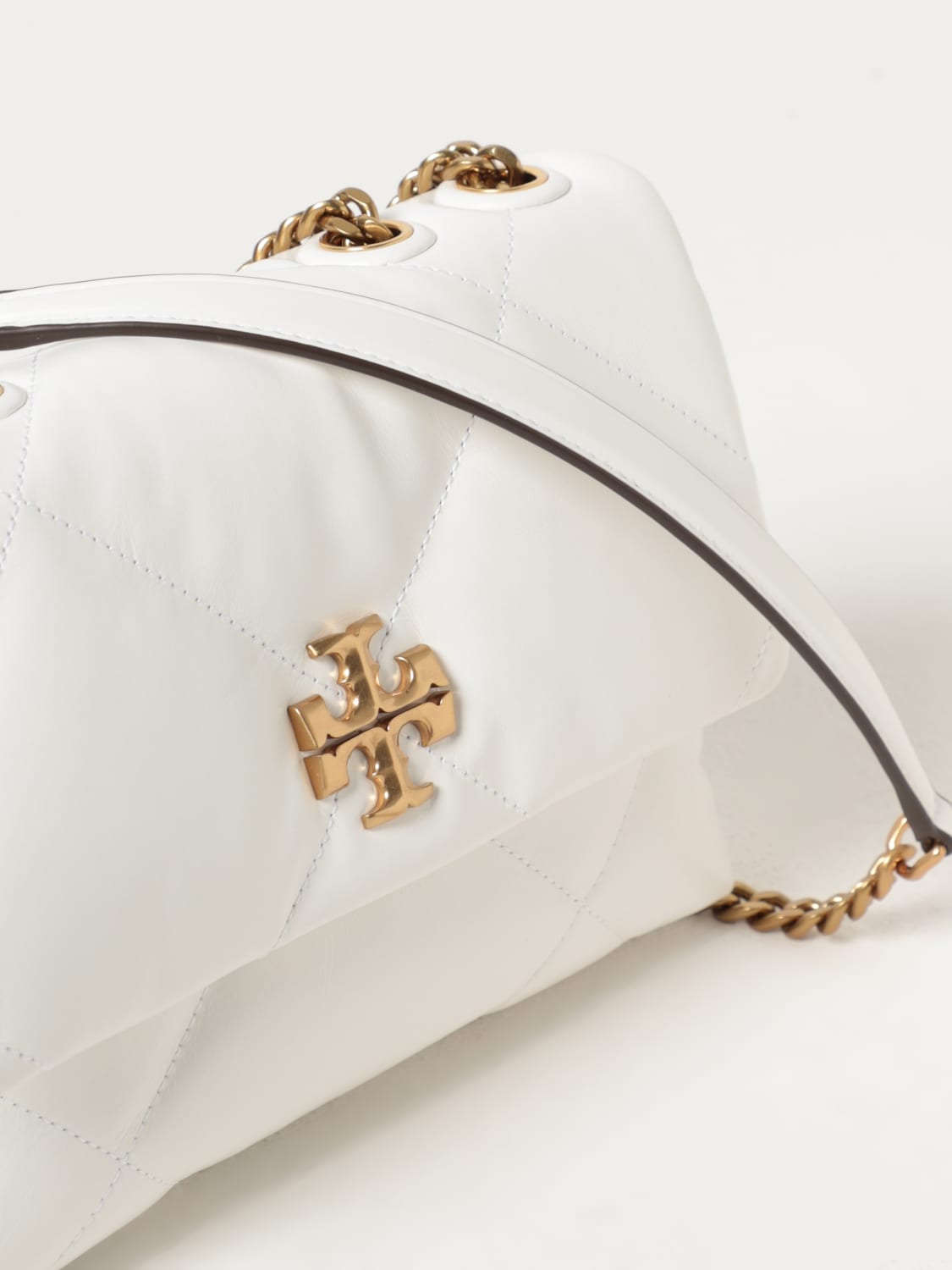 ハンドバッグ TORY BURCH Woman Handbag White 158641 122 Tory Burch Handbags White Leather ref.1215721 - Joli Closet