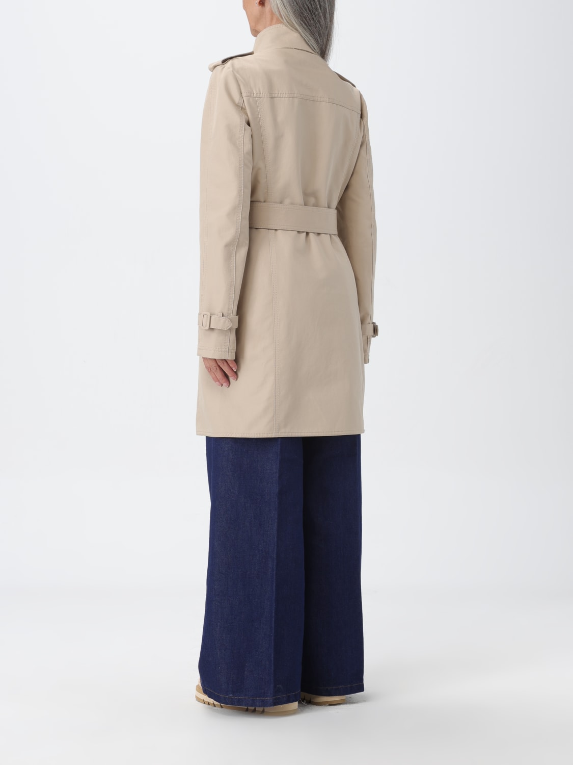 FAY TRENCH: Trench Fay in cotone , Marrone - Img 2