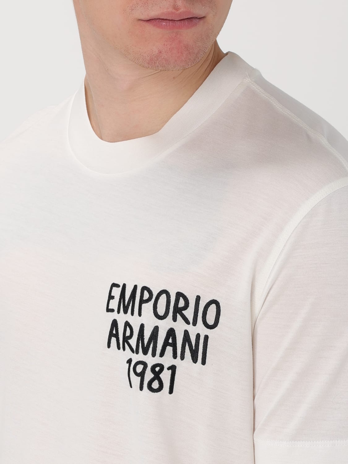EMPORIO ARMANI CAMISETA: Camiseta hombre Emporio Armani, Amarillo - Img 3