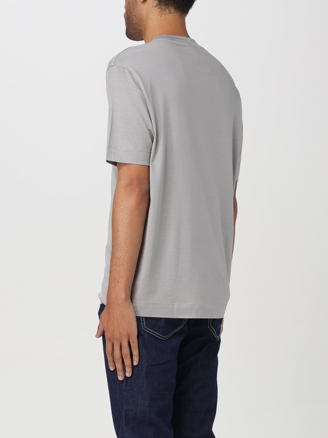 EMPORIO ARMANI CAMISETA: Camiseta hombre Emporio Armani, Gris - Img 2