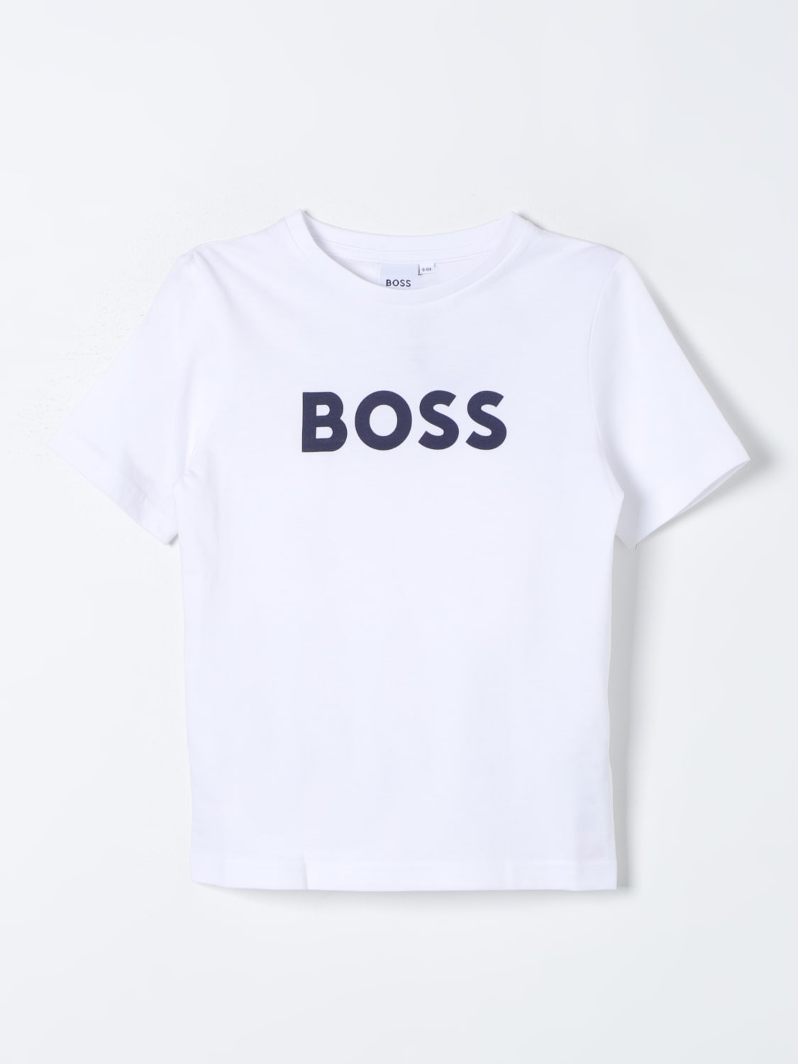 BOSS T-SHIRT: T-shirt kinder Boss Kidswear, Weiß - Img 1
