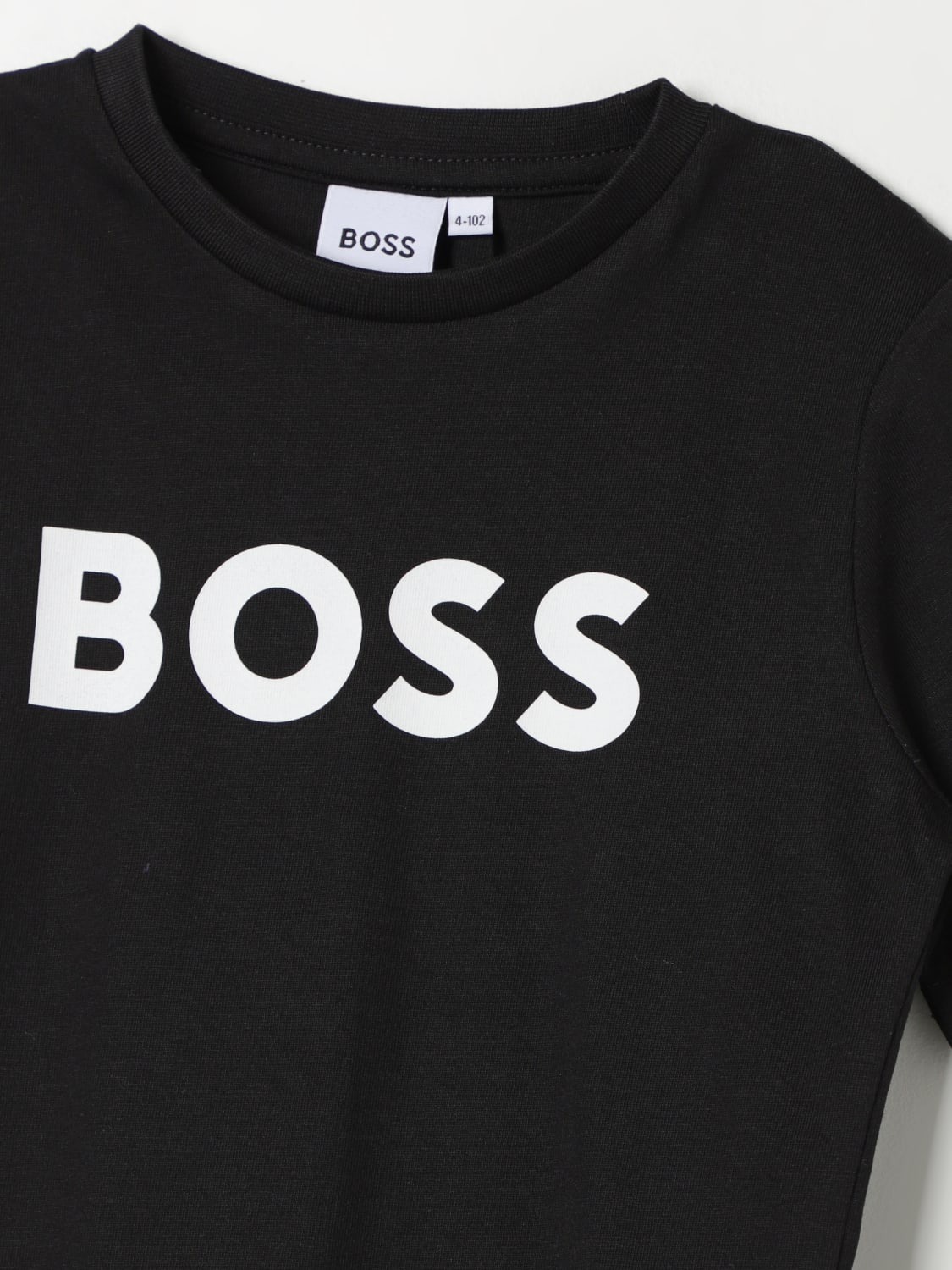 BOSS T-SHIRT: T-shirt kinder Boss Kidswear, Schwarz - Img 3