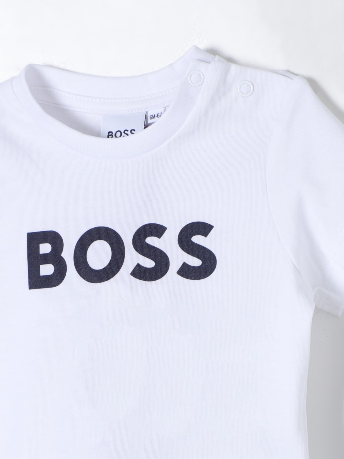 BOSS T-SHIRT: T-shirt kids Boss Kidswear, White - Img 3