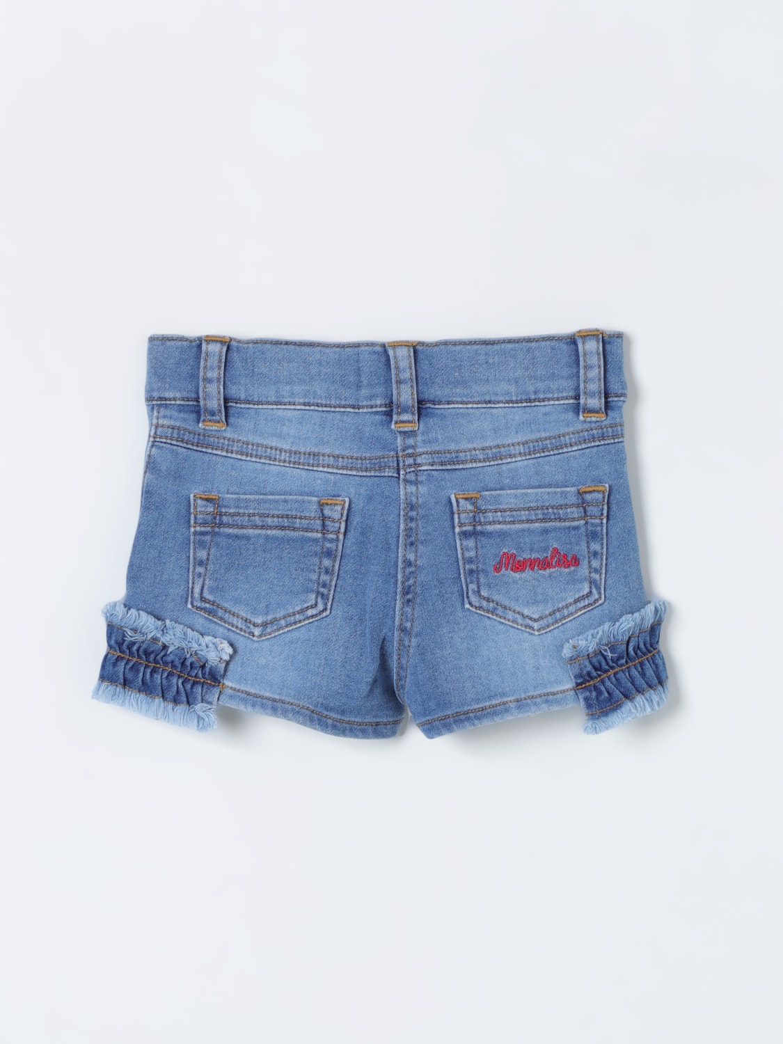 MONNALISA SHORTS: Monnalisa baby shorts, Denim - Img 2