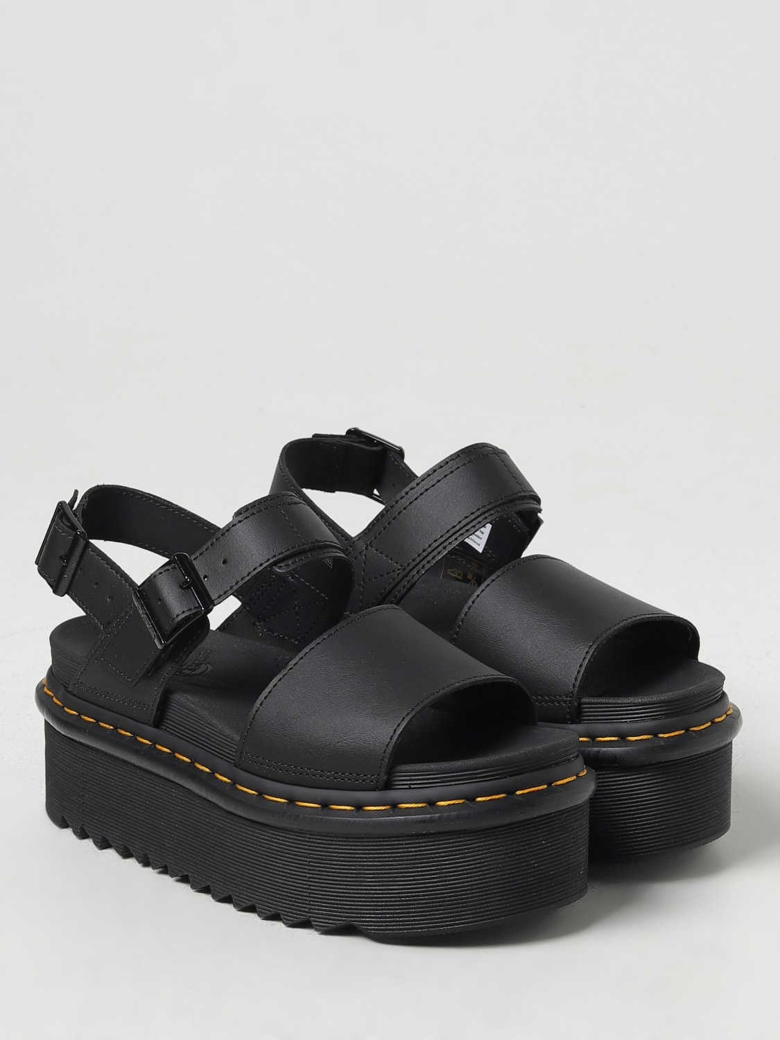 DR. MARTENS CHAUSSURES COMPENSÉES: Chaussures femme Dr. Martens, Noir - Img 2