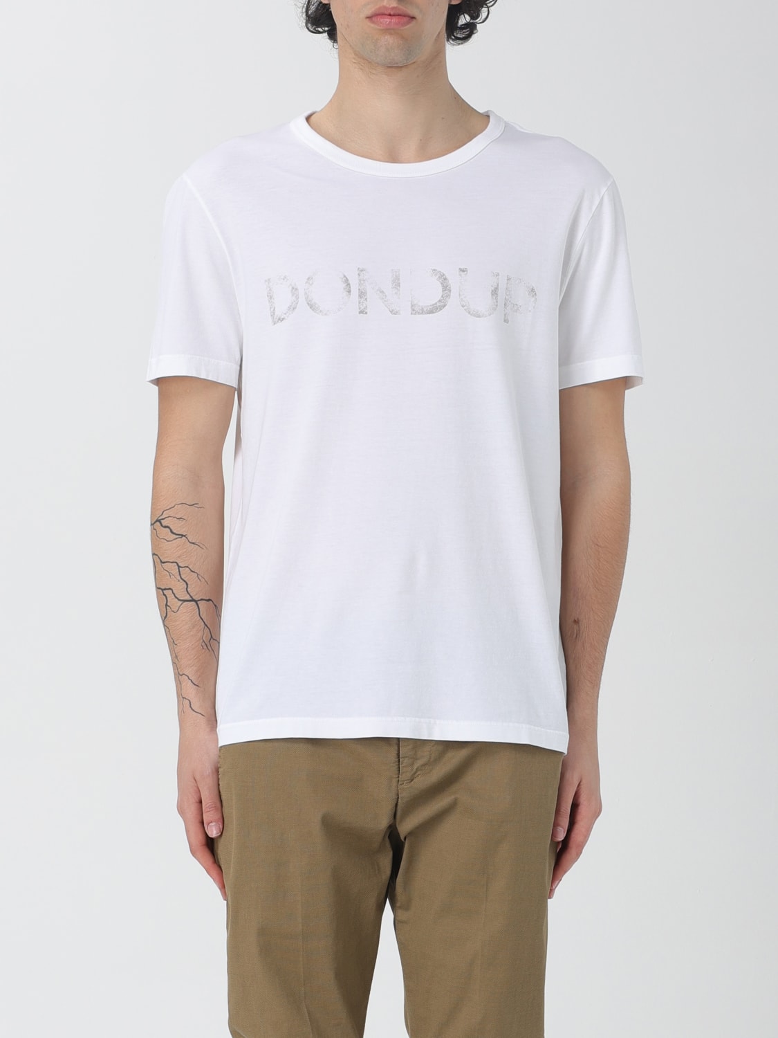 DONDUP T-SHIRT: T-shirt homme Dondup, Blanc - Img 1