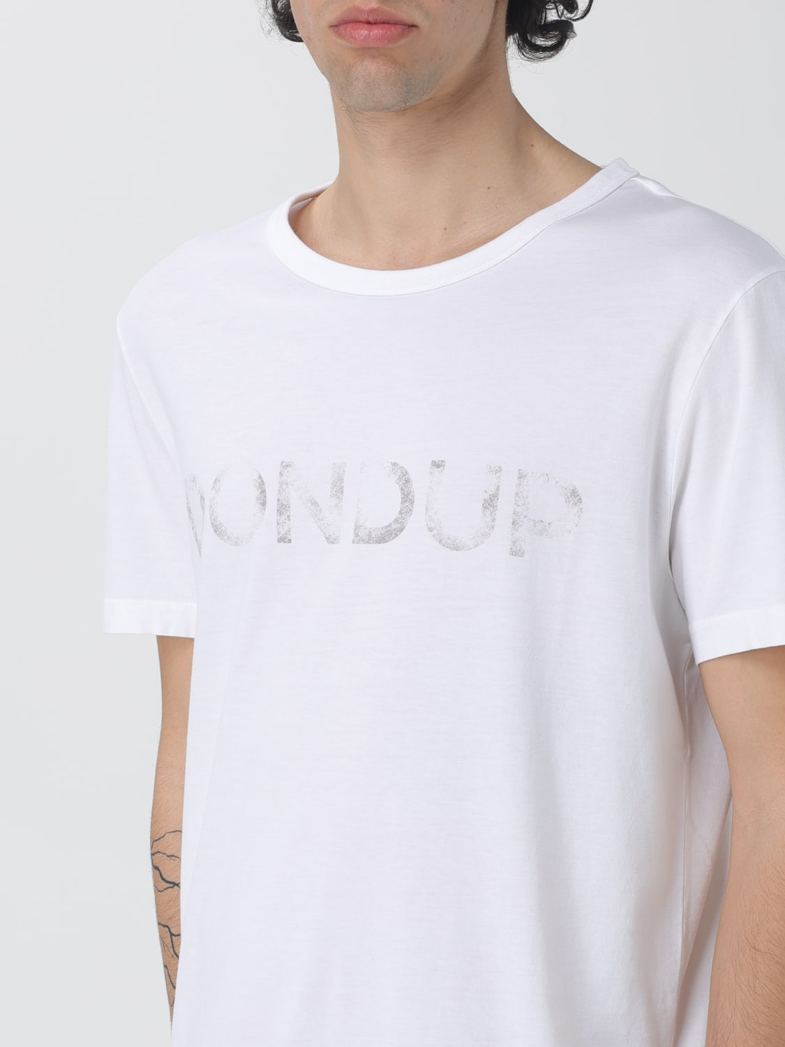 DONDUP T-SHIRT: T-shirt homme Dondup, Blanc - Img 3