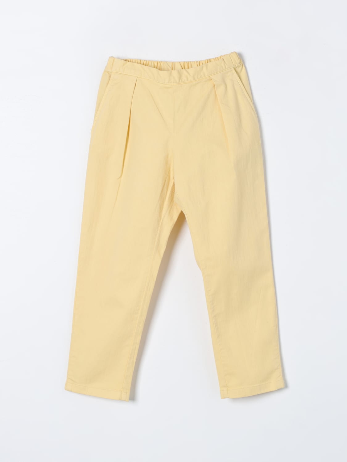 BONPOINT PANTS: Pants kids Bonpoint, Yellow - Img 1