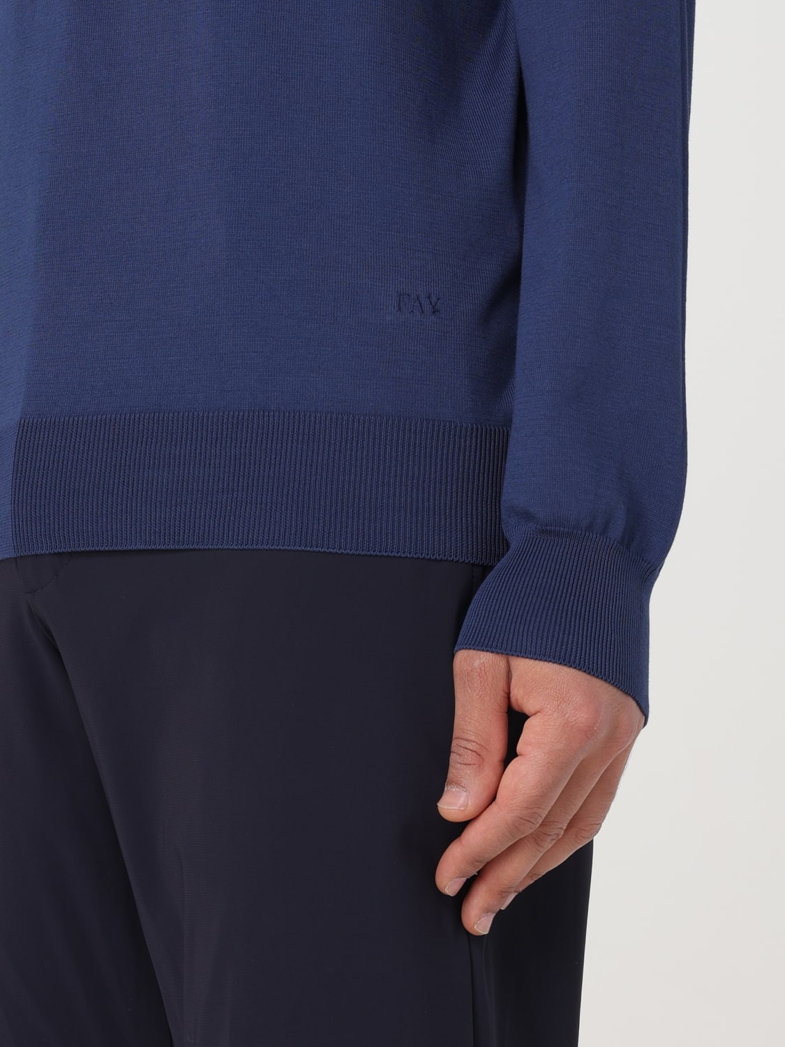 FAY SWEATER: Sweatshirt men Fay, Gnawed Blue - Img 3