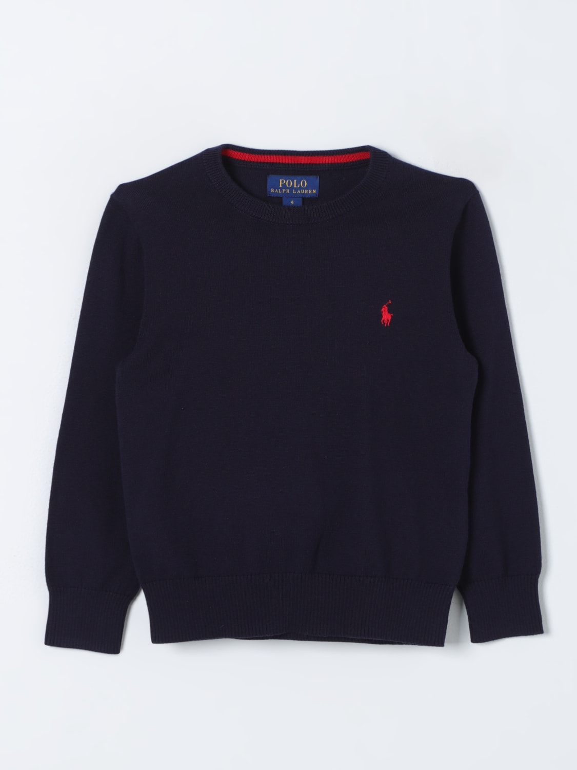 POLO RALPH LAUREN 스웨터: 스웨터 남아 Polo Ralph Lauren, 블루 - Img 1