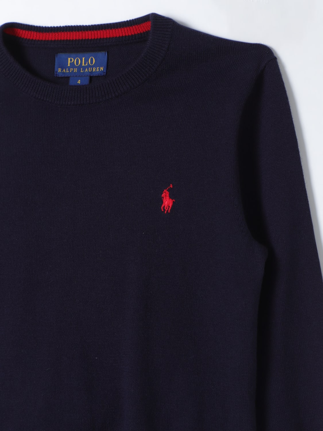 Polo Ralph Lauren Outlet Sweater kids Blue Polo Ralph Lauren sweater 322799887031 online at GIGLIO.COM