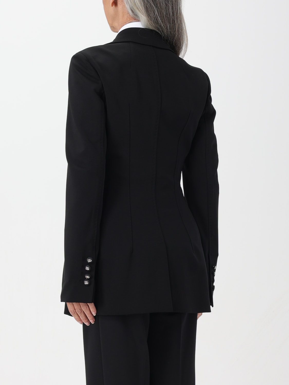 DOLCE & GABBANA BLAZER: Veste femme Dolce & Gabbana, Noir - Img 3