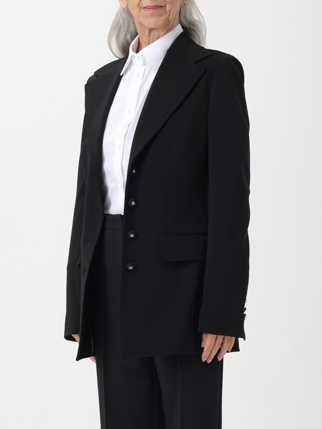 DOLCE & GABBANA BLAZER: Jacket woman Dolce & Gabbana, Black - Img 4