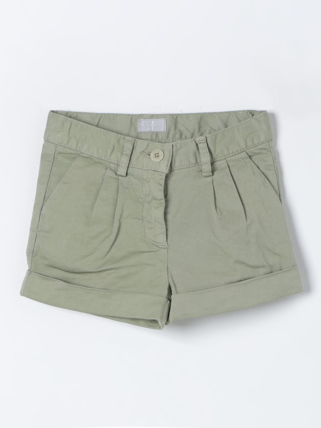 IL GUFO SHORT: Pants kids Il Gufo, Green - Img 1