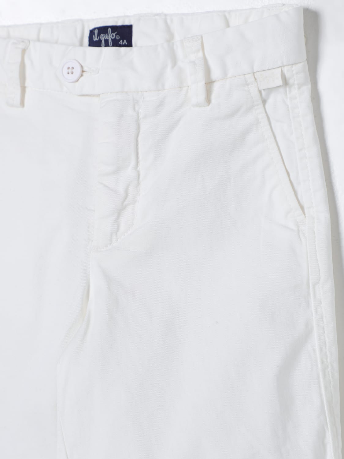 IL GUFO PANTALONCINI: Pantaloncino bambino Il Gufo, Bianco - Img 3