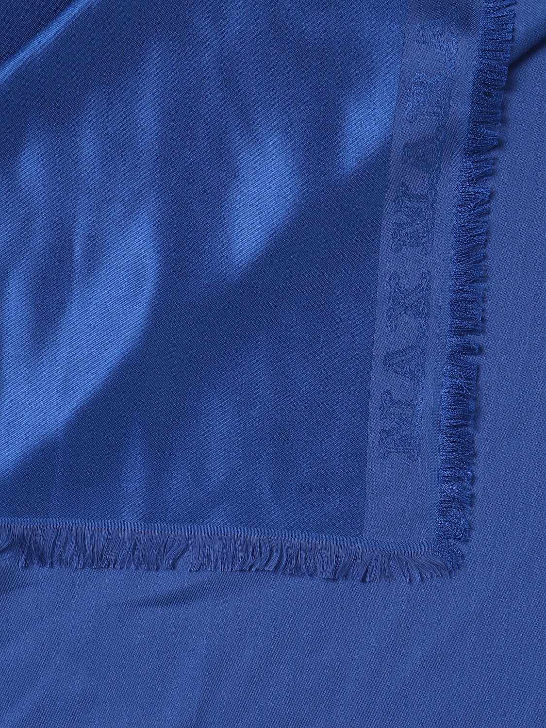 MAX MARA SCARF: Scarf woman Max Mara, Blue - Img 3