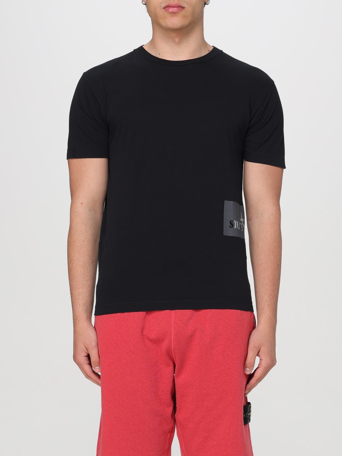 STONE ISLAND T-SHIRT: T-shirt men Stone Island, Black - Img 1