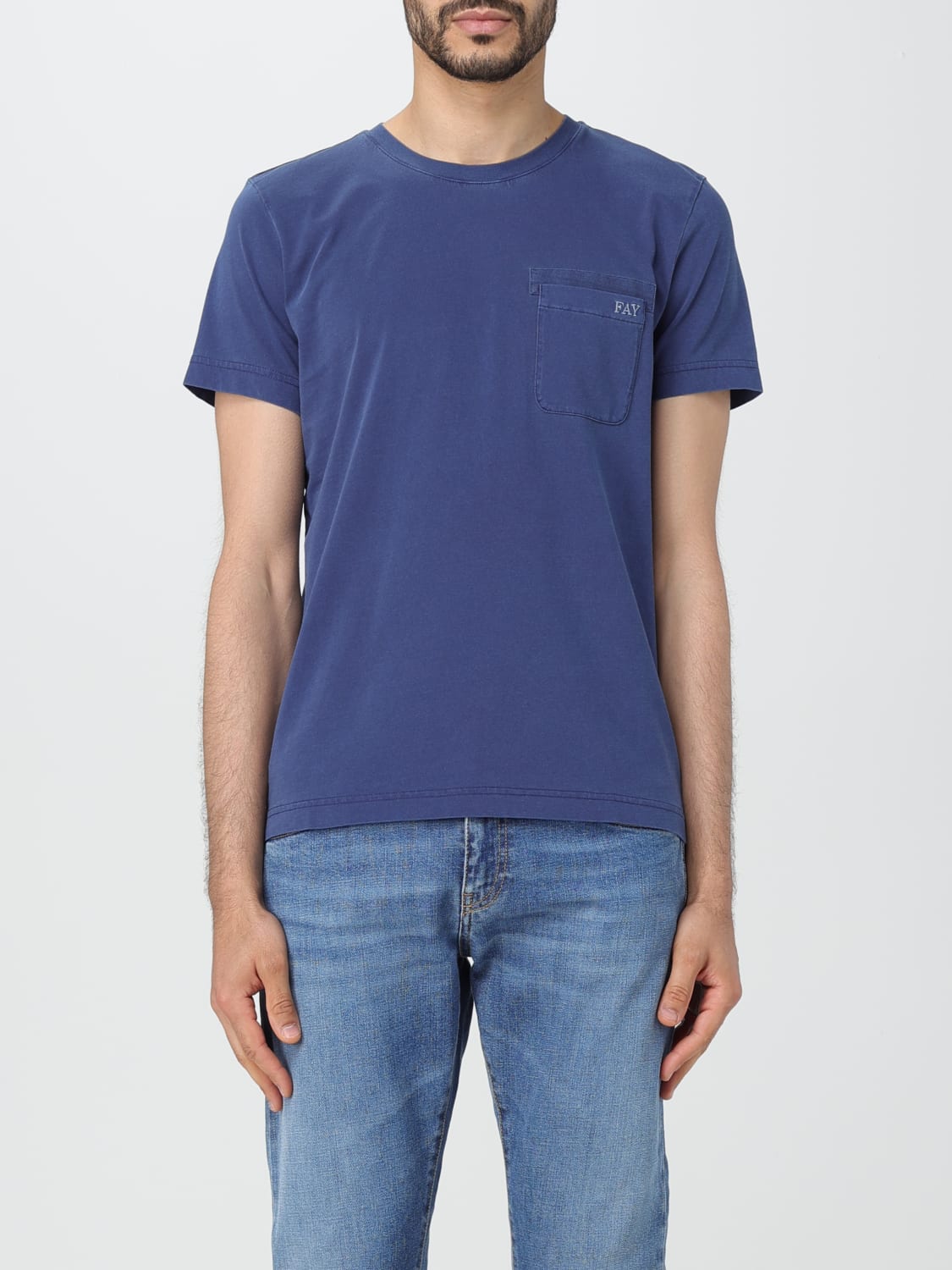 FAY T-SHIRT: T-shirt men Fay, Blue - Img 1