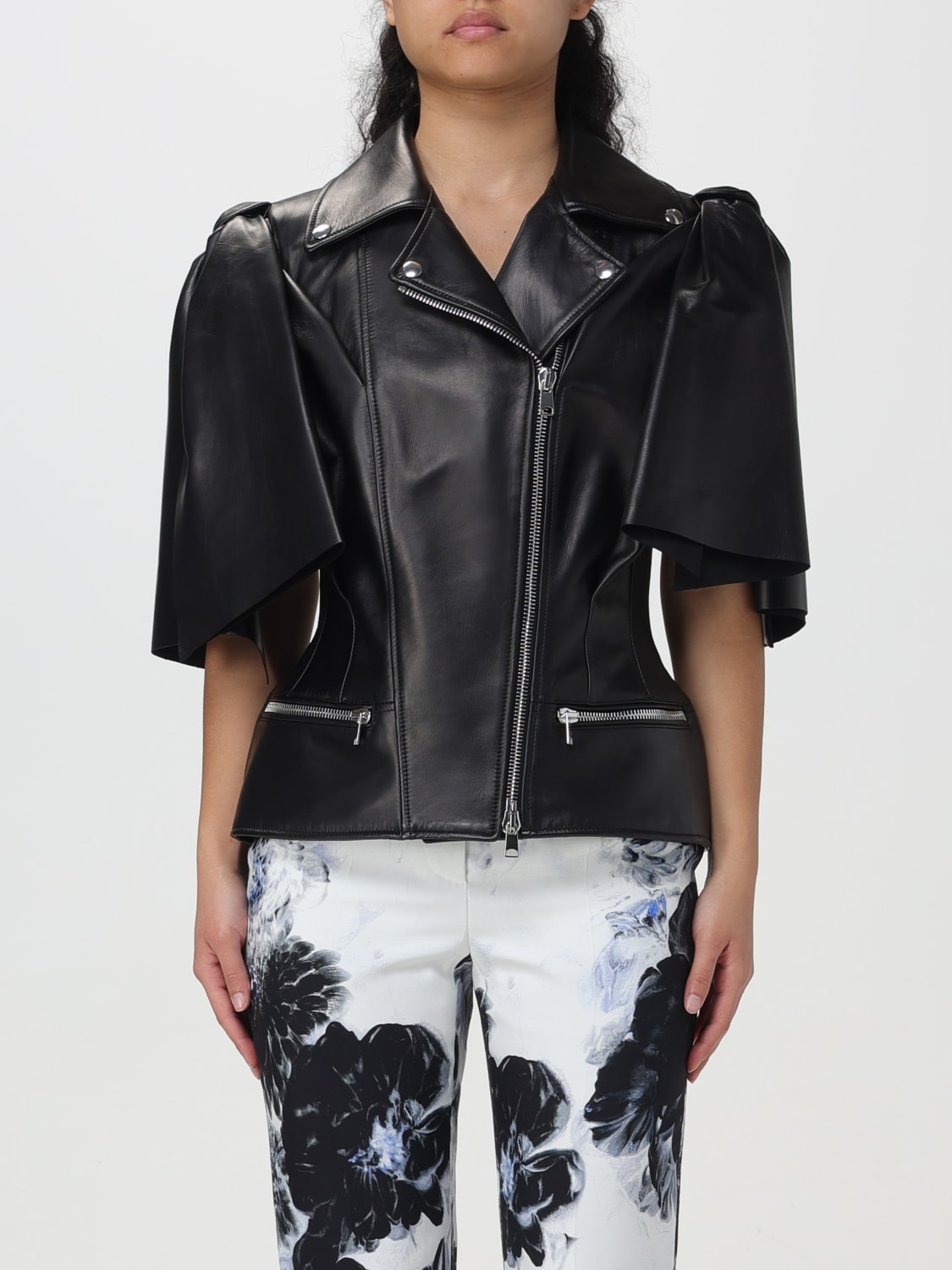 MCQUEEN GILET: Gilet femme McQueen, Noir - Img 1