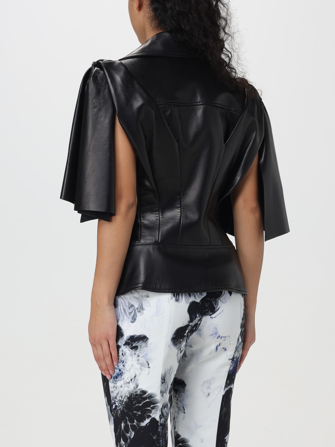 MCQUEEN GILET: Gilet femme McQueen, Noir - Img 2