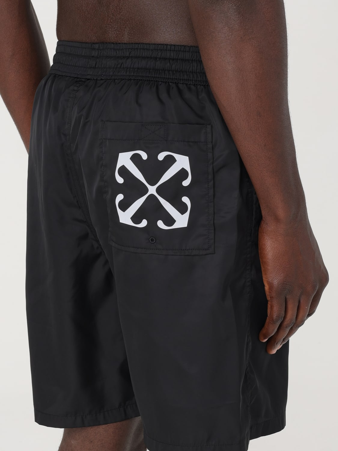 OFF-WHITE SWIMSUIT: Swimsuit men Off-white, Black - Img 4