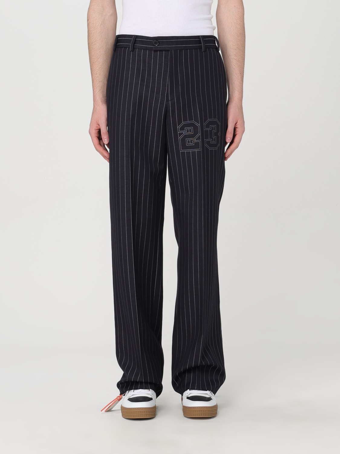 OFF-WHITE PANTS: Pants men Off-white, Black - Img 1
