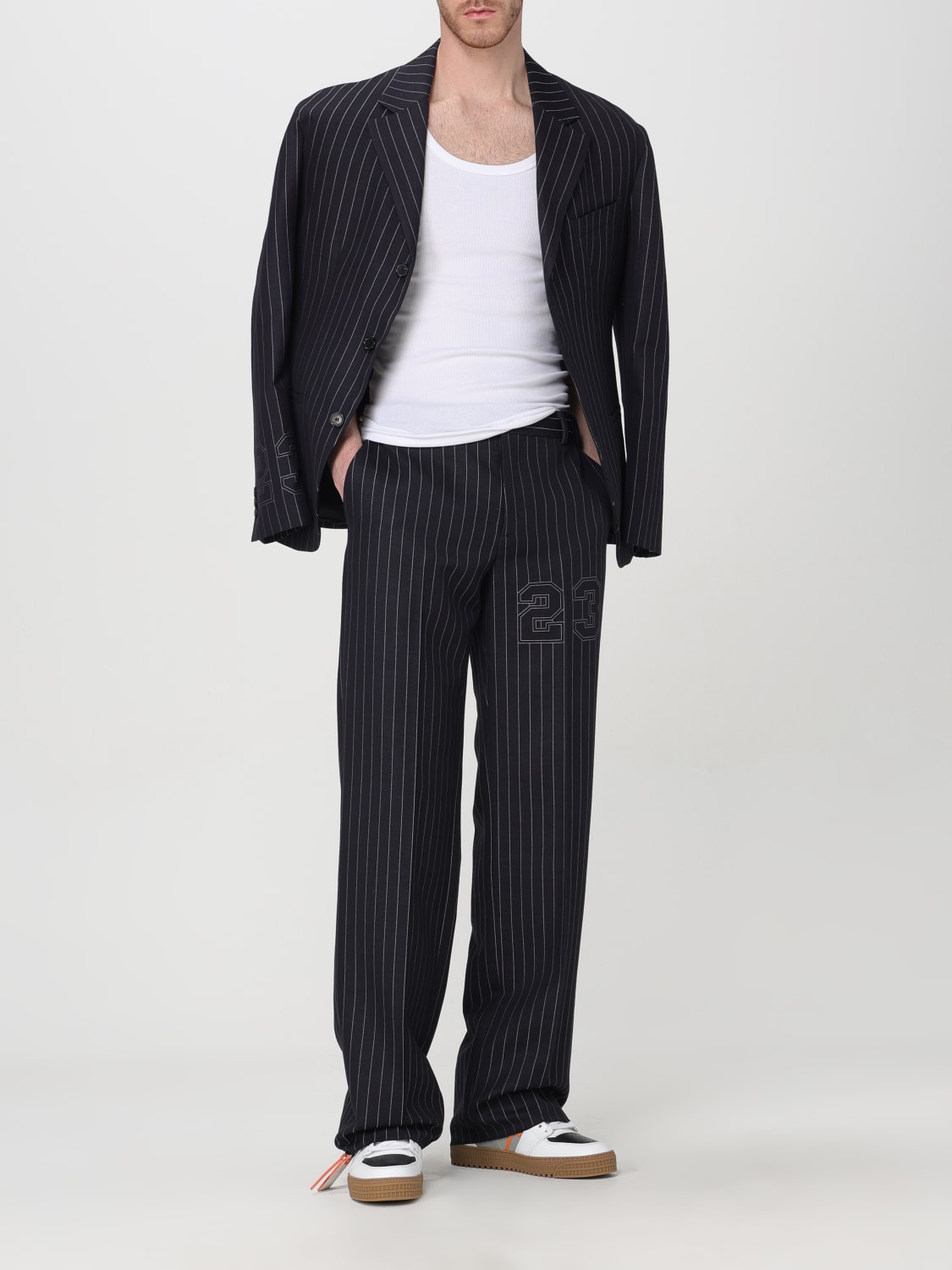 OFF-WHITE PANTS: Pants men Off-white, Black - Img 2