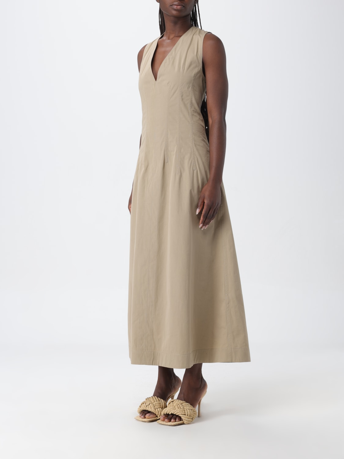 BOTTEGA VENETA DRESS: Dress woman Bottega Veneta, Sand - Img 3