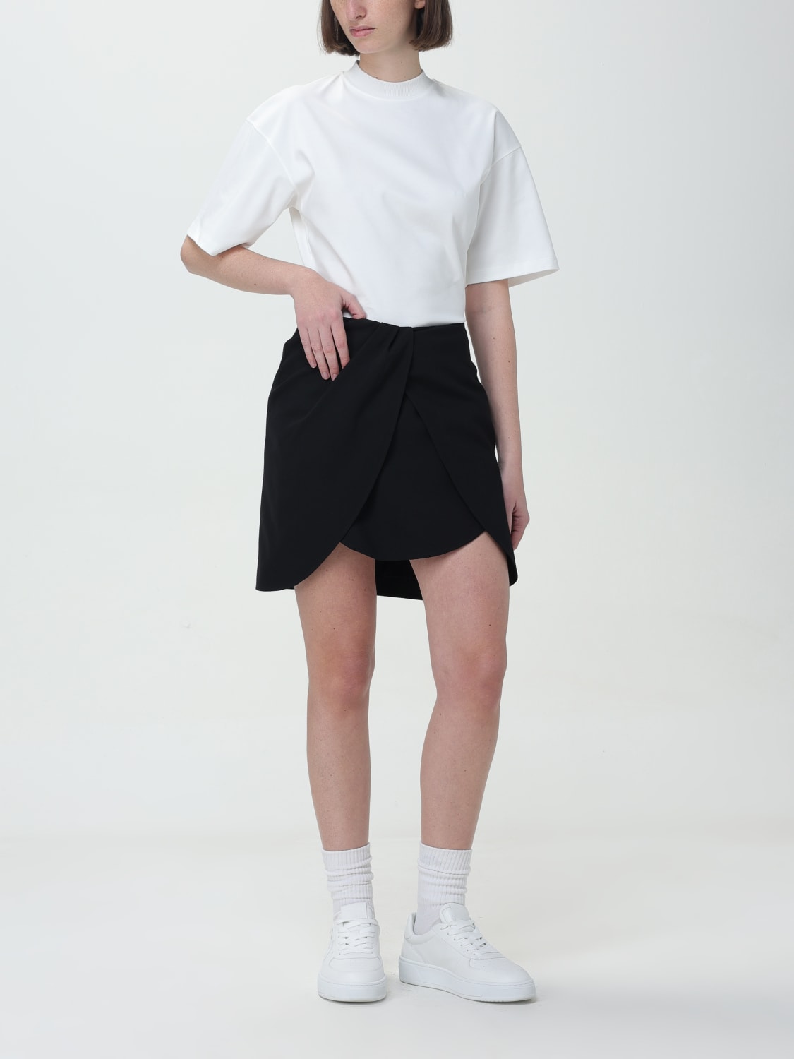 スカート Off-White Woman Skirt Black OWCU009S24FAB001 1000 Off-White Outlet: Skirt woman - Black | Off-White skirt