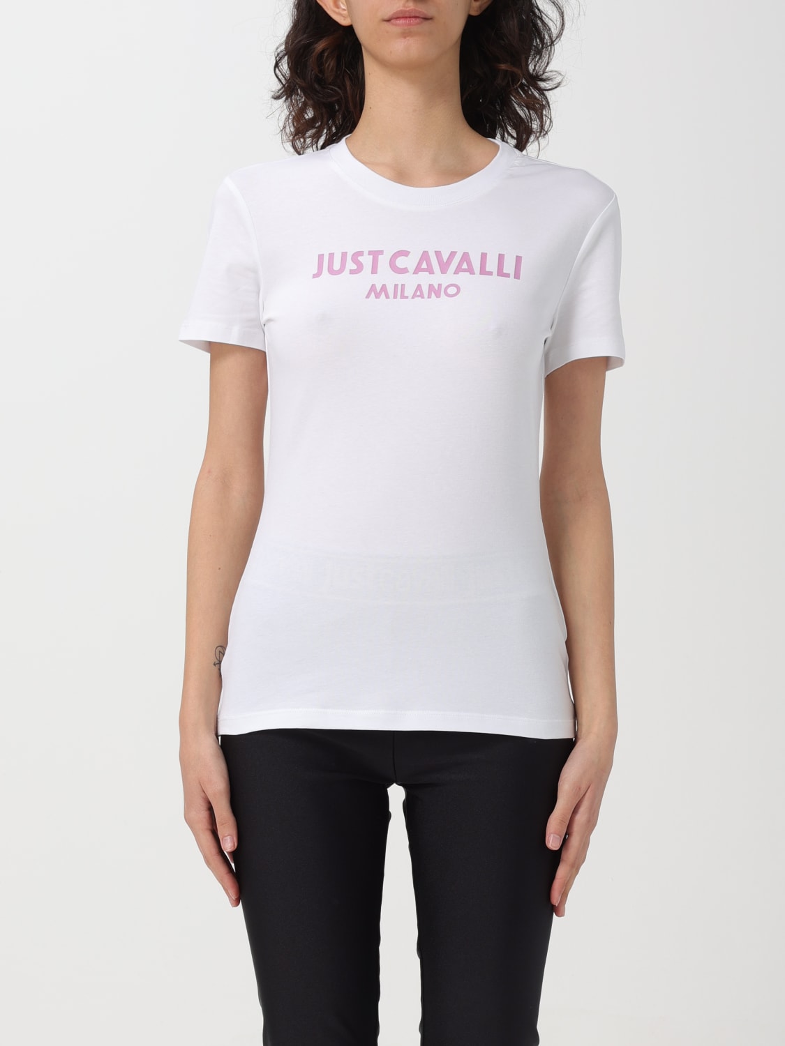 JUST CAVALLI T-SHIRT: T-shirt woman Just Cavalli, White - Img 1