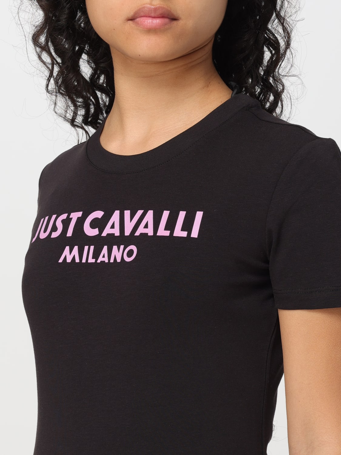 JUST CAVALLI T-SHIRT: T-shirt woman Just Cavalli, Black - Img 3