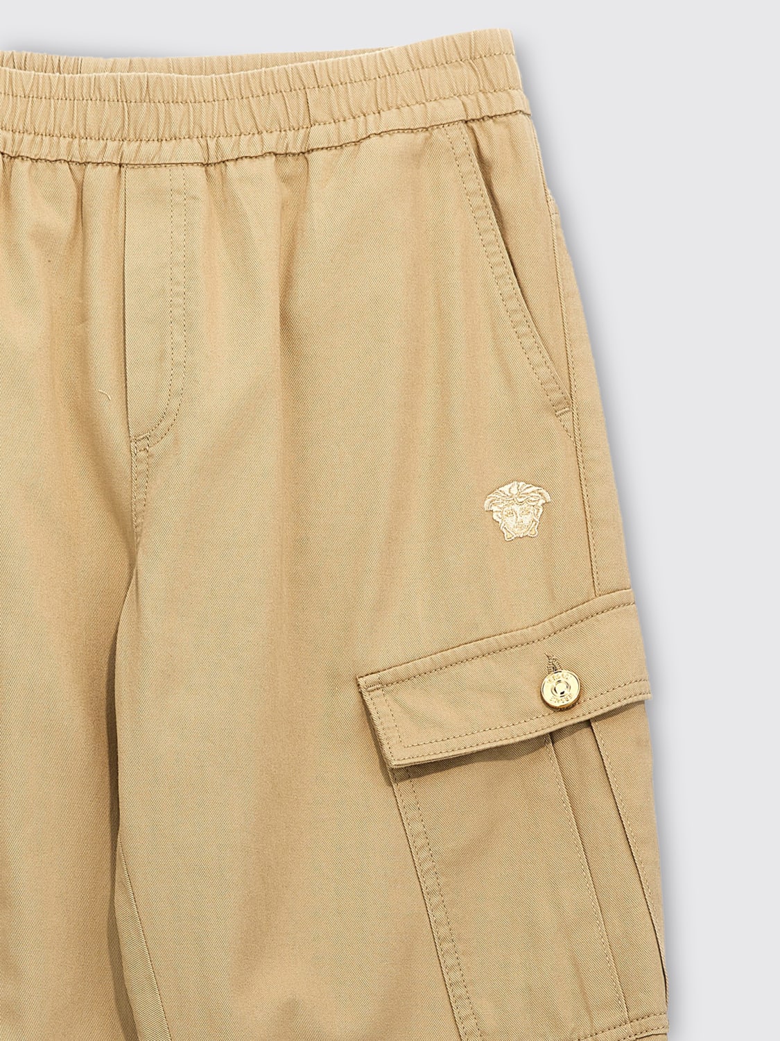 VERSACE PANTALONE: Pantalone bambino Versace Young, Beige - Img 3