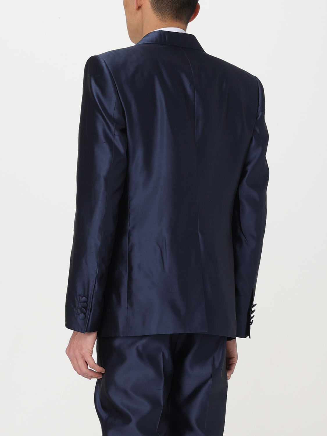 DOLCE & GABBANA BLAZER: Veste homme Dolce & Gabbana, Bleu - Img 3