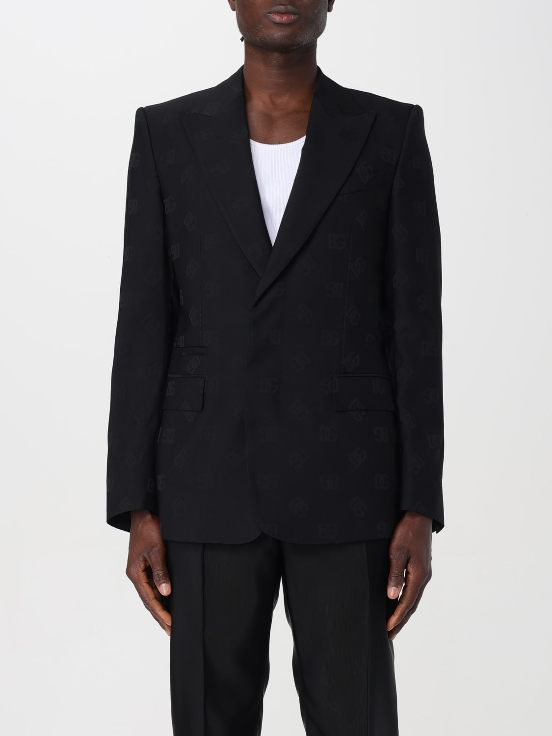 DOLCE & GABBANA BLAZER: Veste homme Dolce & Gabbana, Noir - Img 1