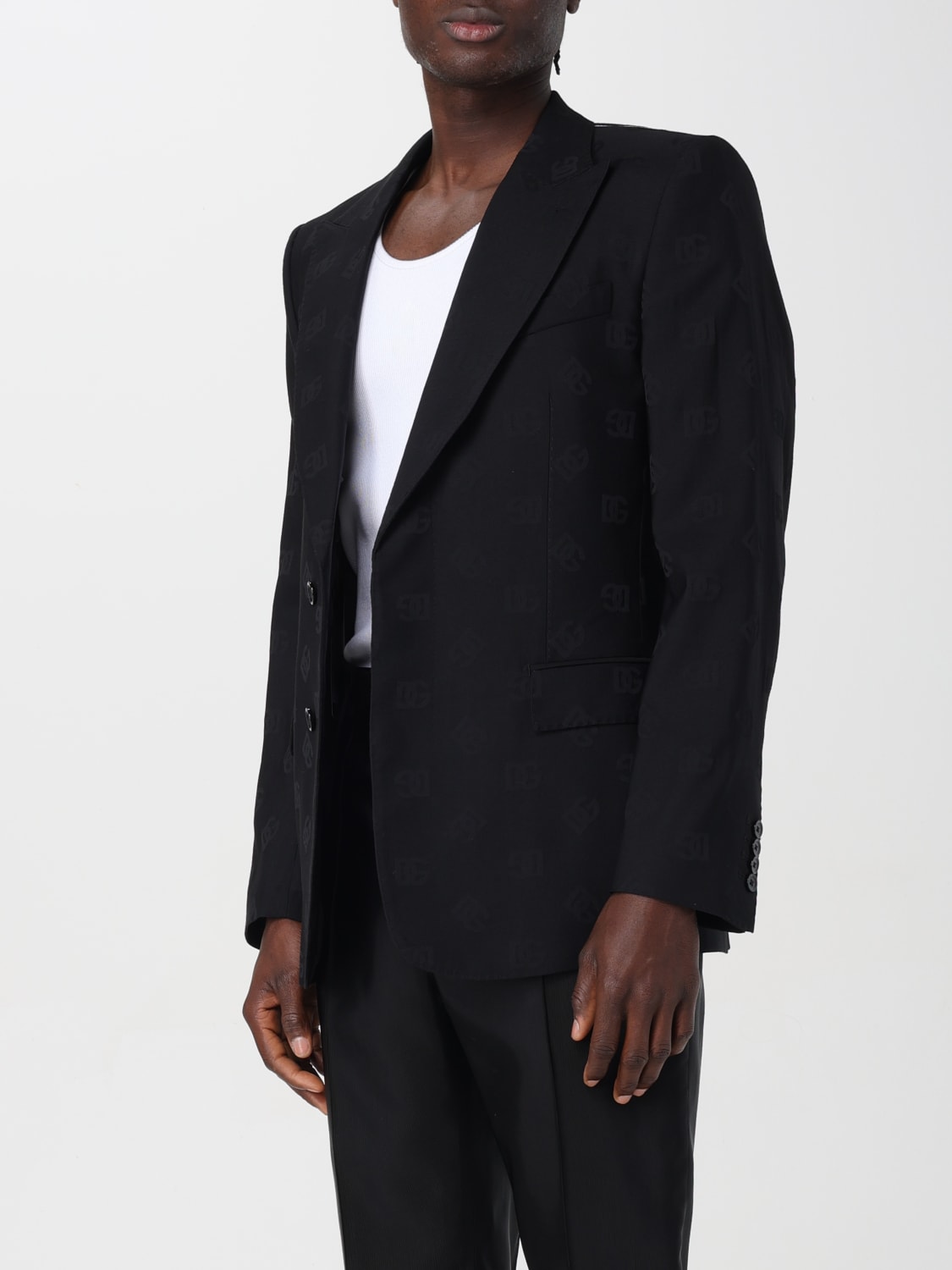 DOLCE & GABBANA BLAZER: Veste homme Dolce & Gabbana, Noir - Img 4