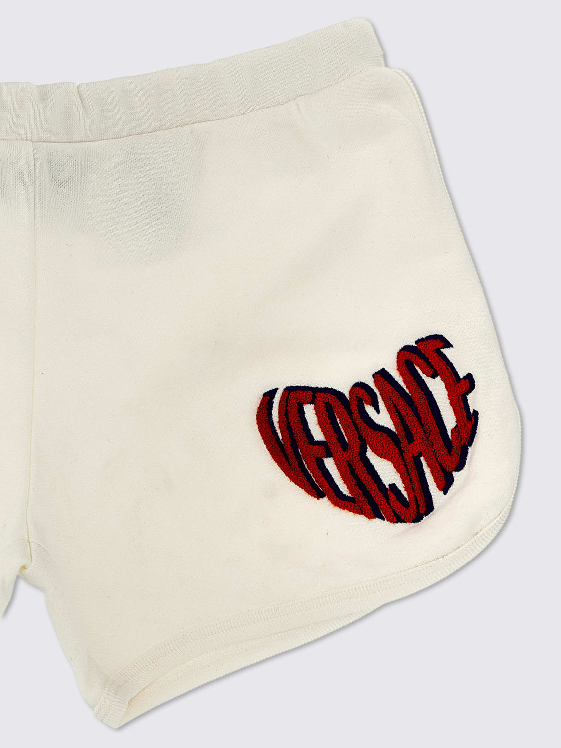 VERSACE PANTALONCINI: Shorts Versace Young in cotone , Bianco - Img 3