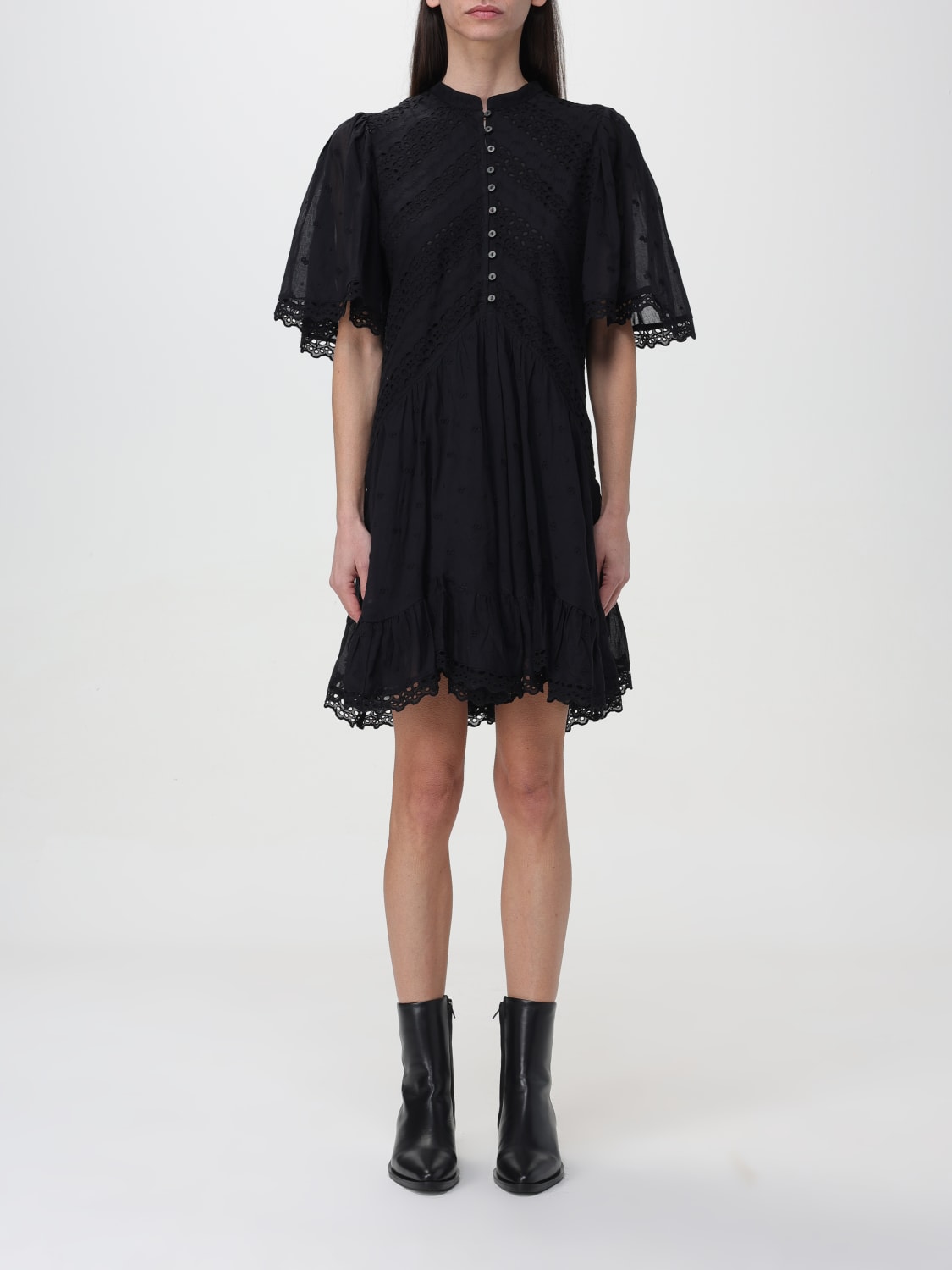 ISABEL MARANT ETOILE：ドレス レディース - ブラック | GIGLIO.COMオンラインのIsabel Marant Etoile  ドレス RO0381FAB1J10E